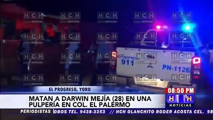 ¡En una pulpería! le quitan la vida a una persona en la Col.Palermo de El Progreso