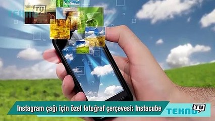 Instagram çağı için özel fotoğraf çerçevesi: Instacube