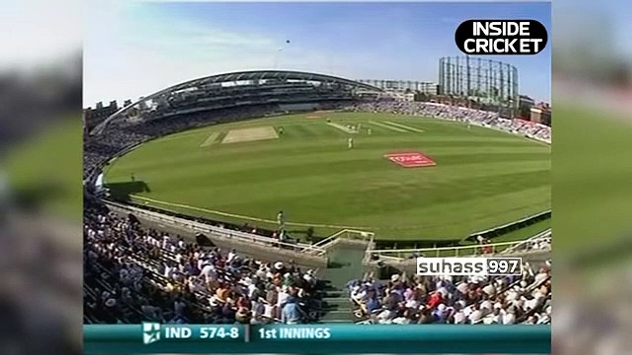 ANIL KUMBLE'S MAIDEN TEST CENTURY @ the OVAL - MAGNIFICENT 110 NOT OUT!!