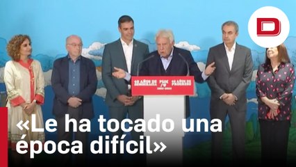 Sánchez trata capitalizar el éxito de González y este le disculpa: «Le ha tocado una época difícil»