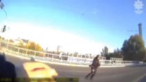 Il video dei poliziotti che sparano contro droni kamikaze a Kiev