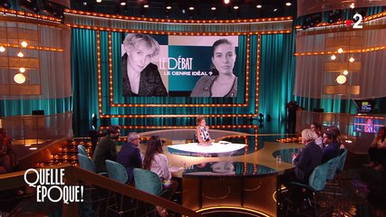 Débat animé entre Marie Cau, la première maire transgenre de France, et Dora Moutot, une blogueuse féministe, dans l'émission "Quelle époque !" - France 2