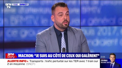 Emmanuel Blairy (RN), à propos de la CGT: "On est tenus en otage par ce syndicat minoritaire"