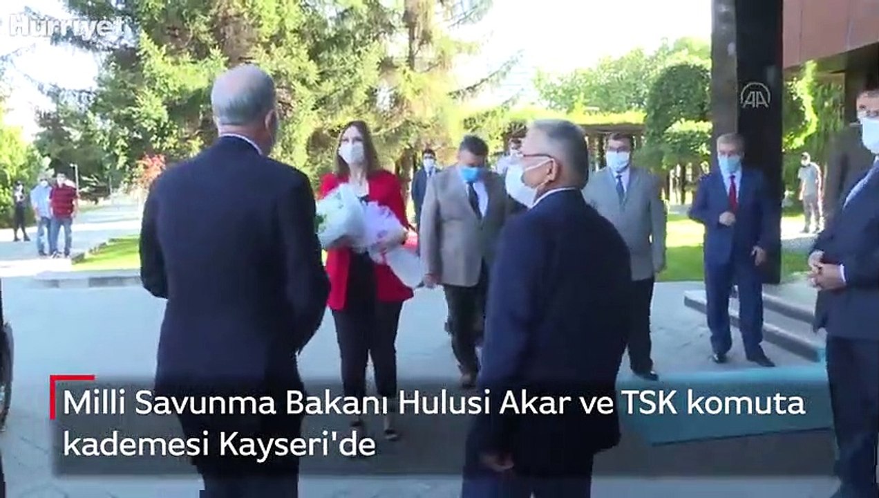 Akar ve TSK komuta kademesi Kayseri'de
