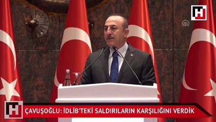 Çavuşoğlu: Bize yönelik saldırıları tolere etmemiz mümkün değil. Karşılığını verdik