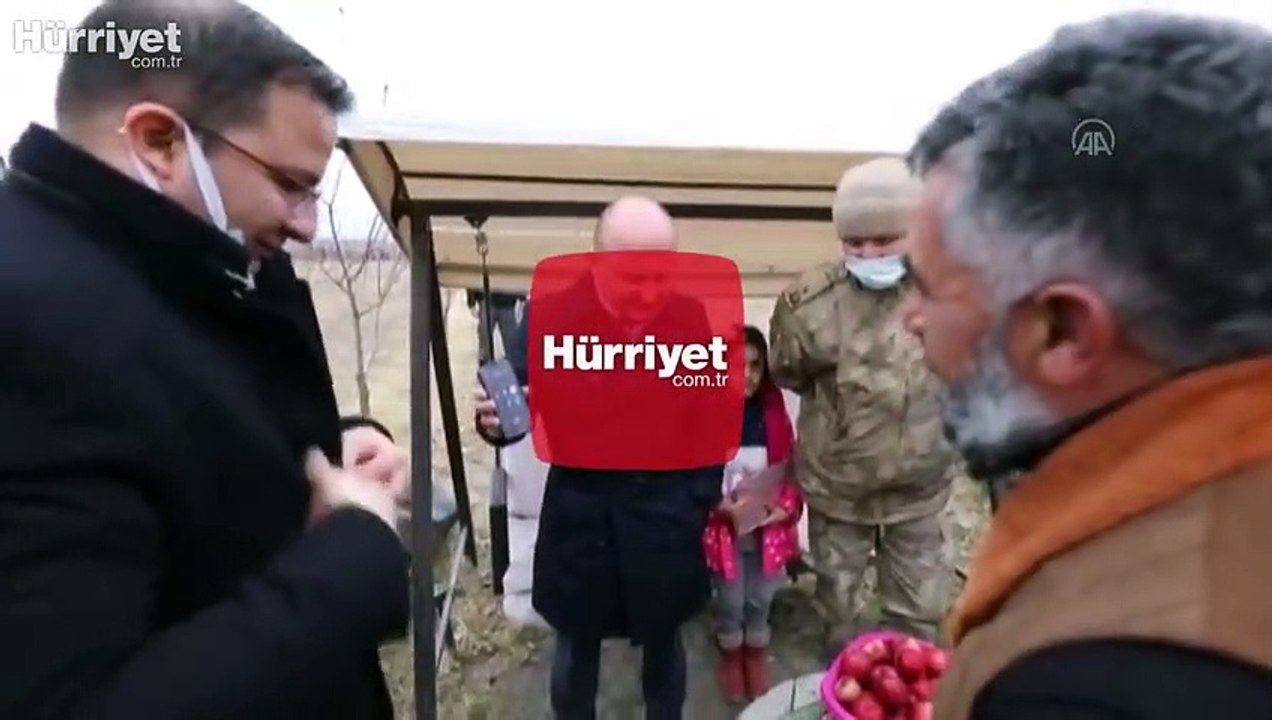 İçişleri Bakanı Soylu, Ağrı Dağı eteğinde yaşayan köydeki vatandaşlarla telefonda sohbet etti