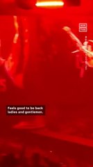 Post Malone Performs in Boston After Canceling Show Due to Fall