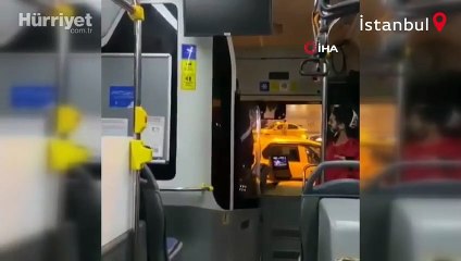 Bisikletli kadın yolcu dehşeti yaşadı!