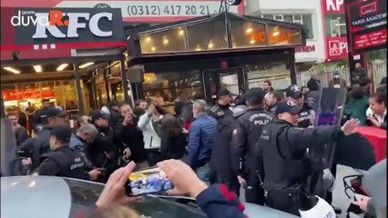 Amasra'daki maden faciası için yapılan eyleme polis saldırısı