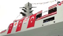 Cumhurbaşkanı Erdoğan: Ufuk Korveti Türkiye'nin ilk istihbarat gemisi
