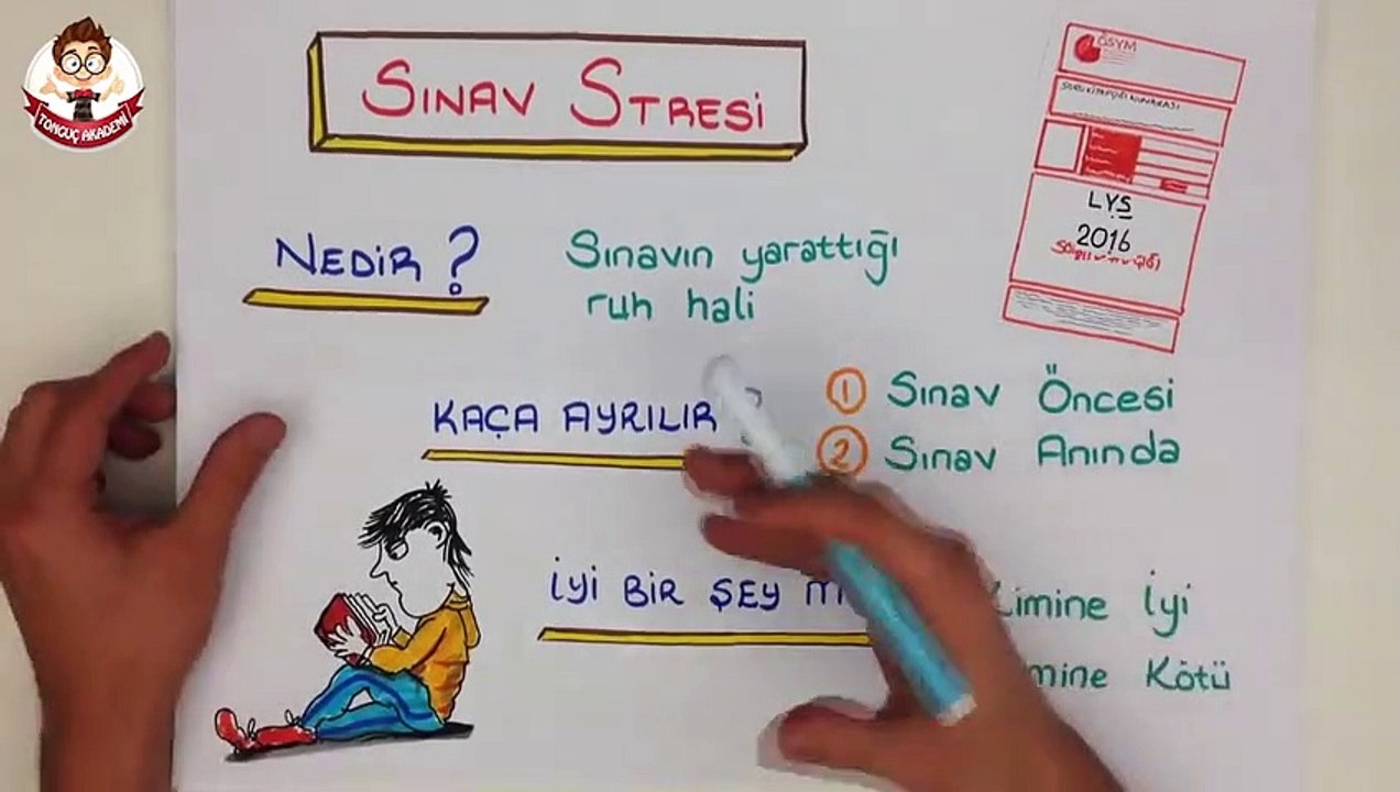 5 dk'da sınav stresi