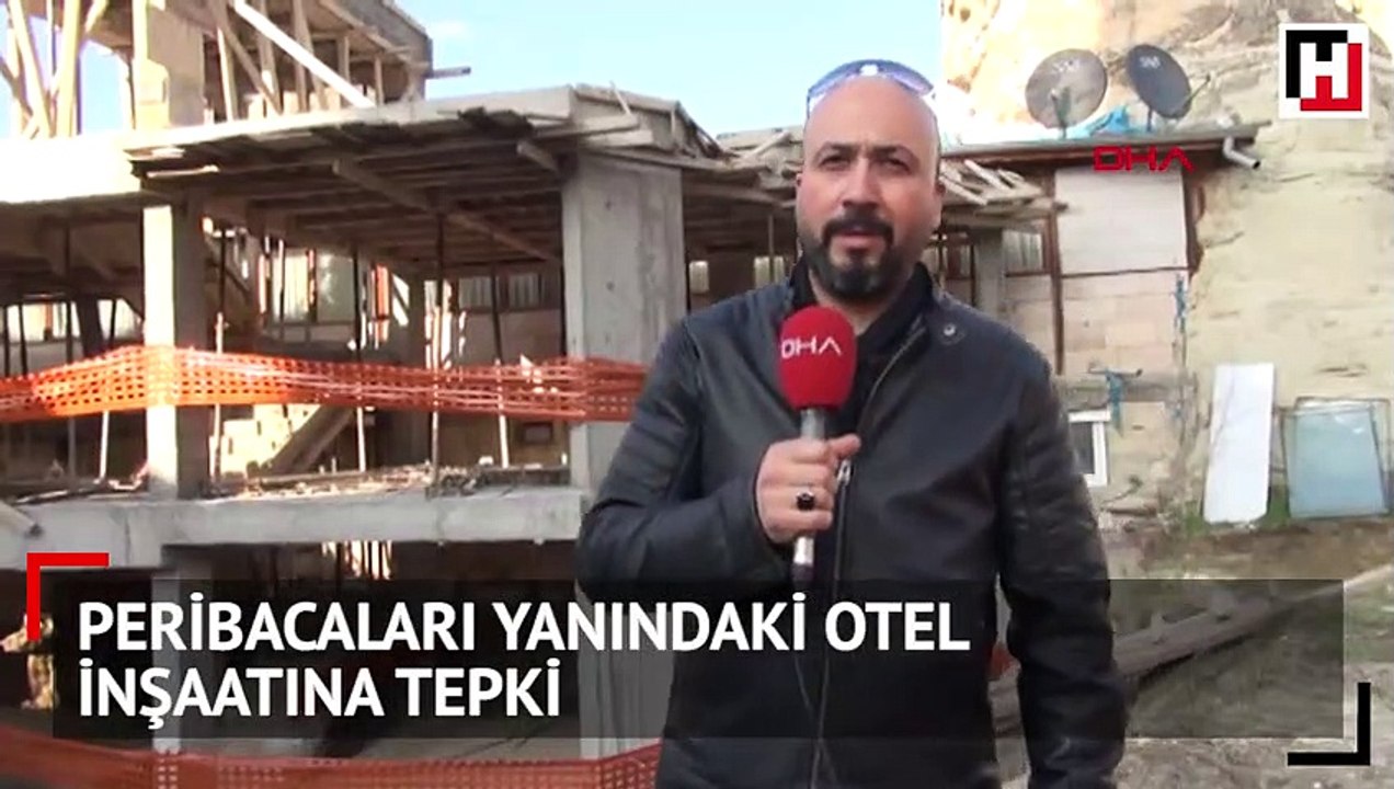 Peribacaları yanındaki otel inşaatına tepki