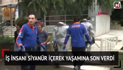 Şirket patronu siyanürle intihar etti