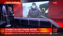 İstanbul'da kar yağışı etkisini arttırdı... Trafik yoğunluğu oluştu