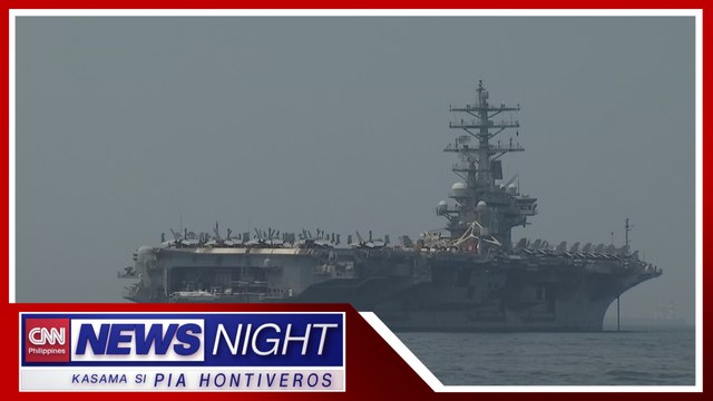 Pagdating ng USS Ronald Reagan, pagpapalakas raw ng alyansa sa Pilipinas