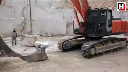 Kepçe ile muhteşem şov!