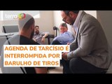 Tiros interrompem visita de Tarcísio em Paraisópolis (SP)