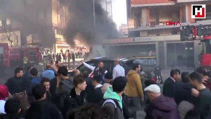 Ümraniye'de inşaatta yangın paniği