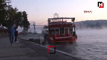 Boğazda eşsiz manzara