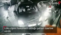 Lüks cipini husumetli olduğu şahsın üzerine sürdü