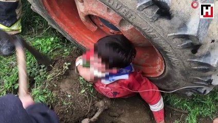 Küçük çocuğun inanılmaz kurtuluşunu babası anlattı