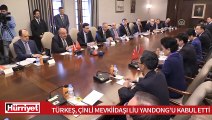 Türkeş, Çin Halk Cumhuriyeti Başbakan Yardımcısı Yandong'u kabul etti