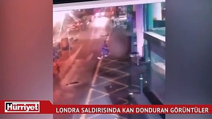 Londra saldırısından kan donduran görüntüler...