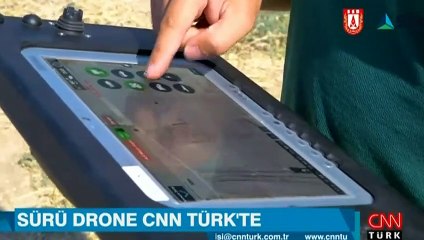 Sürü Drone görüntüsü ilk kez CNNTÜRK ekranlarında