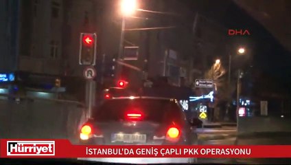 İstanbul'da geniş çaplı terör operasyonu