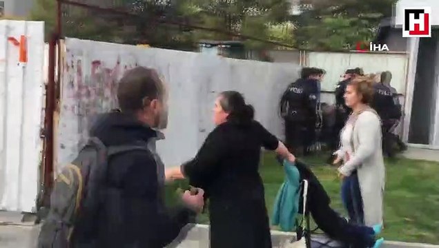 İstanbul Adalet Sarayı önünde hareketli dakikalar