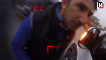 Servis sürücüsü tekme tokat saldırdı