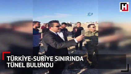 Türkiye-Suriye sınırında tünel bulundu
