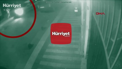 Sarıyer'de rögardaki patlama anı kamerada