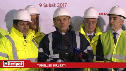 Kabataş-Mecidiyeköy-Mahmutbey metrosunda tüneller birleşti