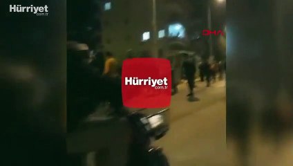 Kaza yaptı kendisine yardım eden mahalleliye hakaret edince ortalık karıştı