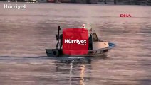 İstanbul Boğazı'nda kaçak midye avcıları kamerada