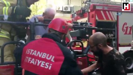 Kartal'da yangında can pazarı: Çok sayıda kişi mahsur kaldı