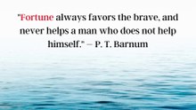 LIFE CHANGING Quotes About Fortune