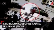 İstanbul’un göbeğinde kadına akılalmaz şiddet!