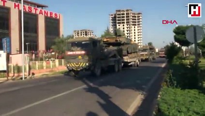 Suriye’nin Münbiç ve Tel Rıfat sınırına askeri sevkiyat