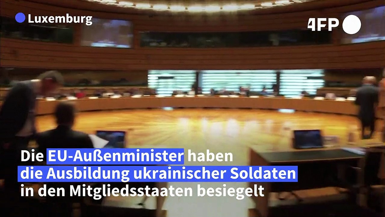 Ausbildung von 15.000 ukrainischen Soldaten in der EU besiegelt