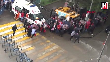 Kırıkkale'de sağanak, yaşamı olumsuz etkiledi