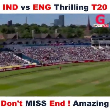 India vs England Most Thrilling T20 Match highlights ( please follow me)