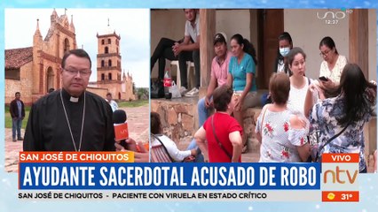Roban reliquias en una iglesia