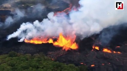 Kilauea Yanardağı lav püskürtmeye devam ediyor