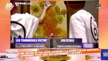 Une oeuvre de Van Gogh à 83 millions d'euros aspergée de soupe par des militants écologistes