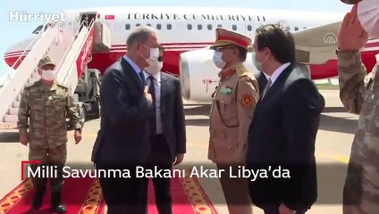 Milli Savunma Bakanı Akar Libya’da