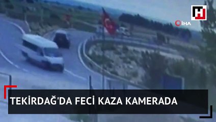 Feci kaza kameralara yansıdı: 2 ölü, 2 yaralı