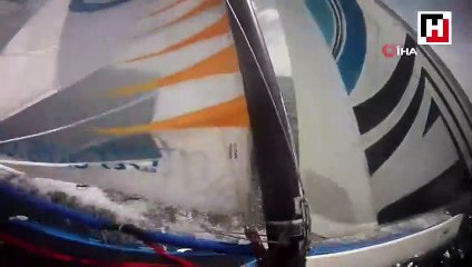 Marmara Denizi’nde ODTÜ’lü öğrencilerin yelkenlisi devrildi