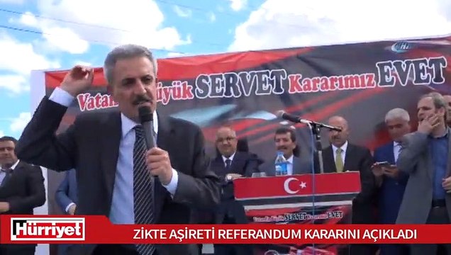 Zikte aşireti referandum kararını verdi